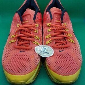 Nike Air Max 2013 Premium Orange Yellow 579954-807 Men's Size 10.5
